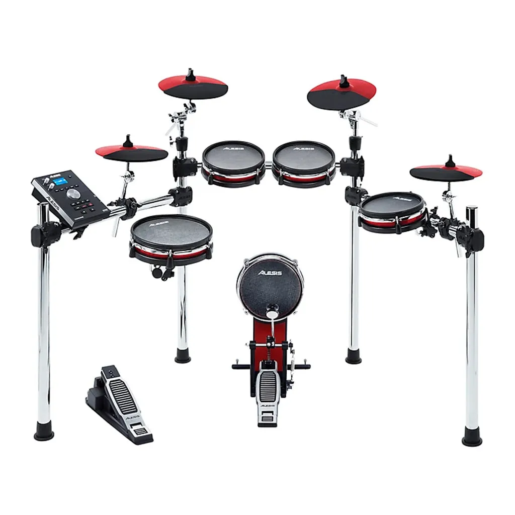 Alesis Command Mesh X: 5-Piece Electronic Drum Kit with Kick Pedal
