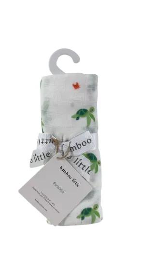 Bamboo Little Swaddle, 1 Pack, Turtle