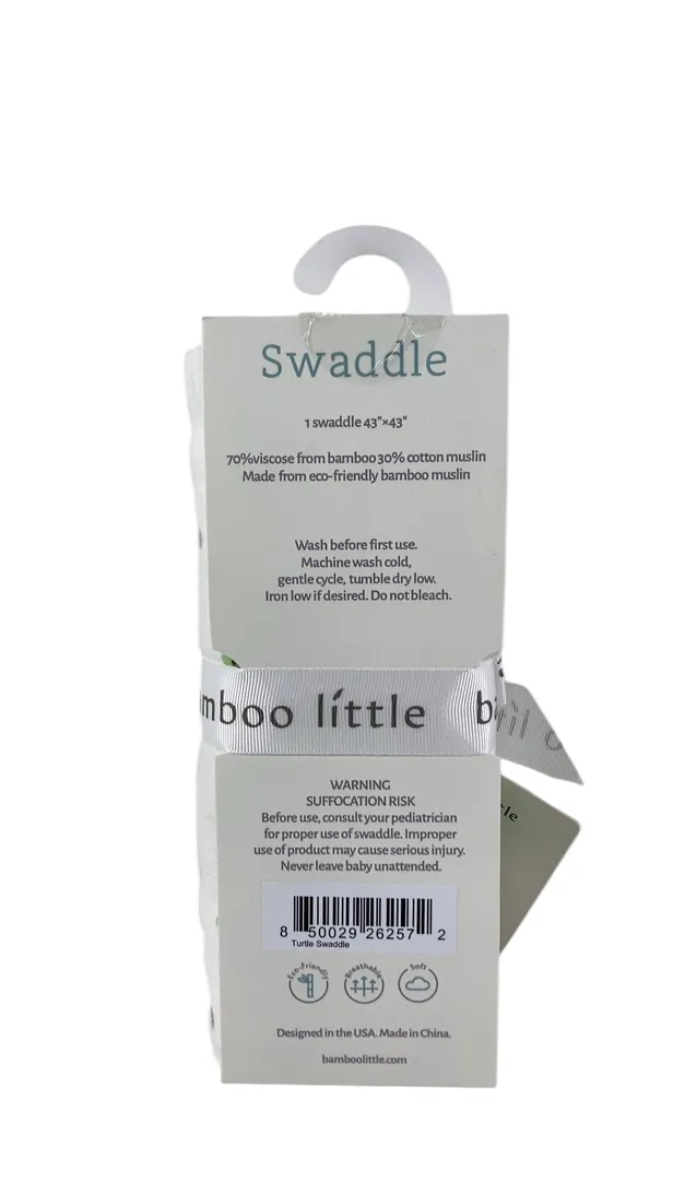 Bamboo Little Swaddle, 1 Pack, Turtle