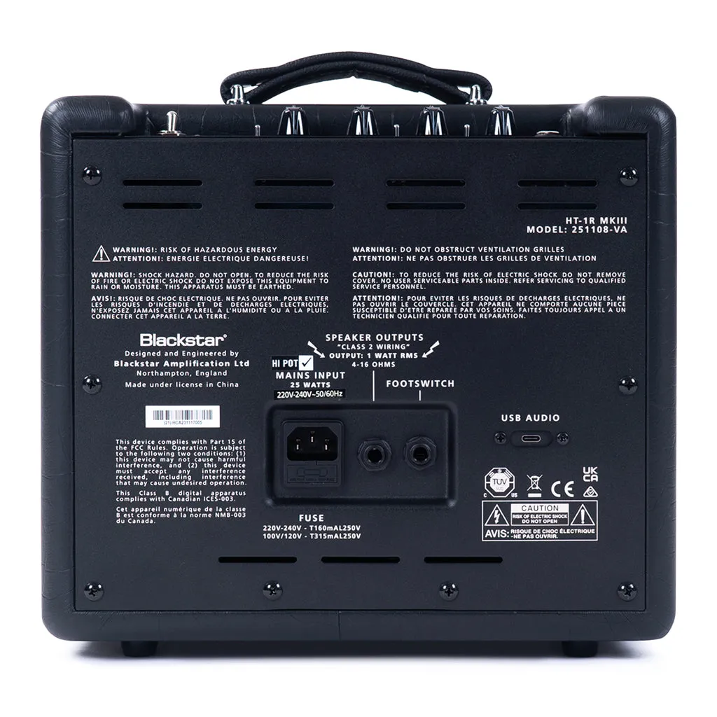 Blackstar HT-1R-MKIII Valve Combo