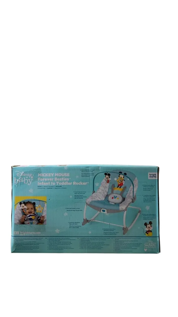 Bright Starts Infant to Toddler Rocker Seat, Mickey mouse forever besties