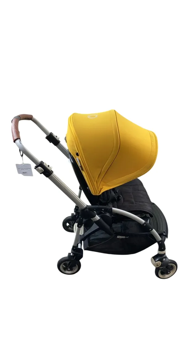 Bugaboo Bee5 Stroller, 2016, Aluminum, Black, Sunrise Yellow