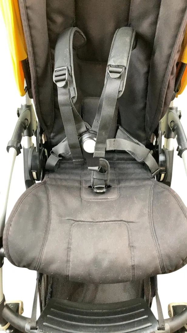 Bugaboo Bee5 Stroller, 2016, Aluminum, Black, Sunrise Yellow