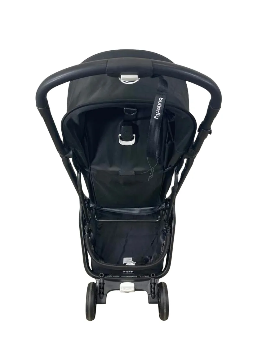 Bugaboo Butterfly Stroller, 2023, Black, Midnight Black, Midnight Black