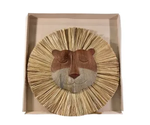 Crane Baby Handcrafted Wood Wall Decor, Lion