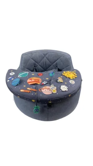 Crate & Kids Busy Baby Activity Chair, Deep Space