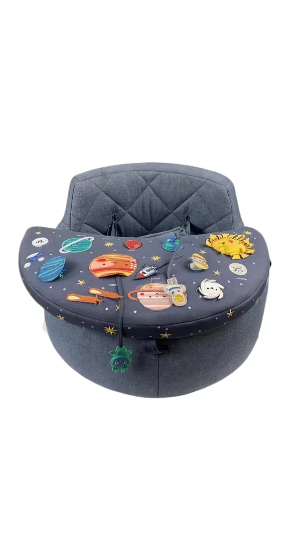 Crate & Kids Busy Baby Activity Chair, Deep Space