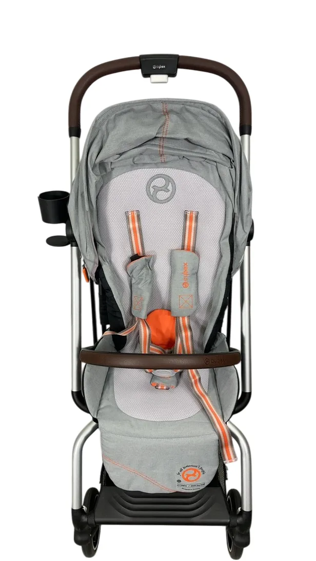 Cybex Eezy S Twist 2 Stroller , 2022, Lava Grey/ Mid Grey