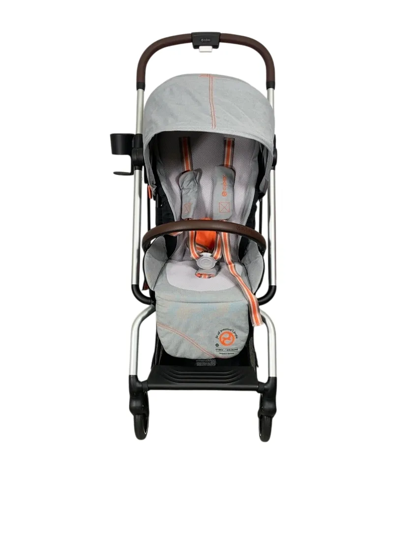 Cybex Eezy S Twist 2 Stroller , 2022, Lava Grey/ Mid Grey
