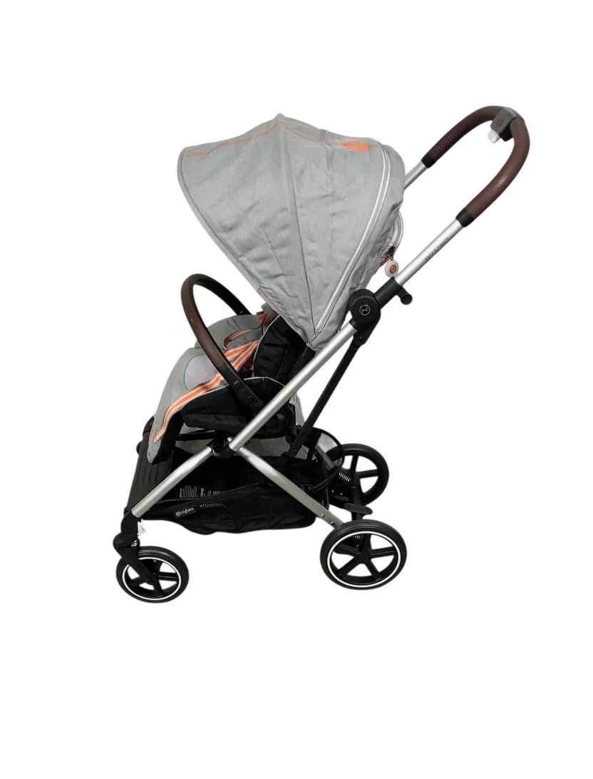 Cybex Eezy S Twist 2 Stroller , 2022, Lava Grey/ Mid Grey