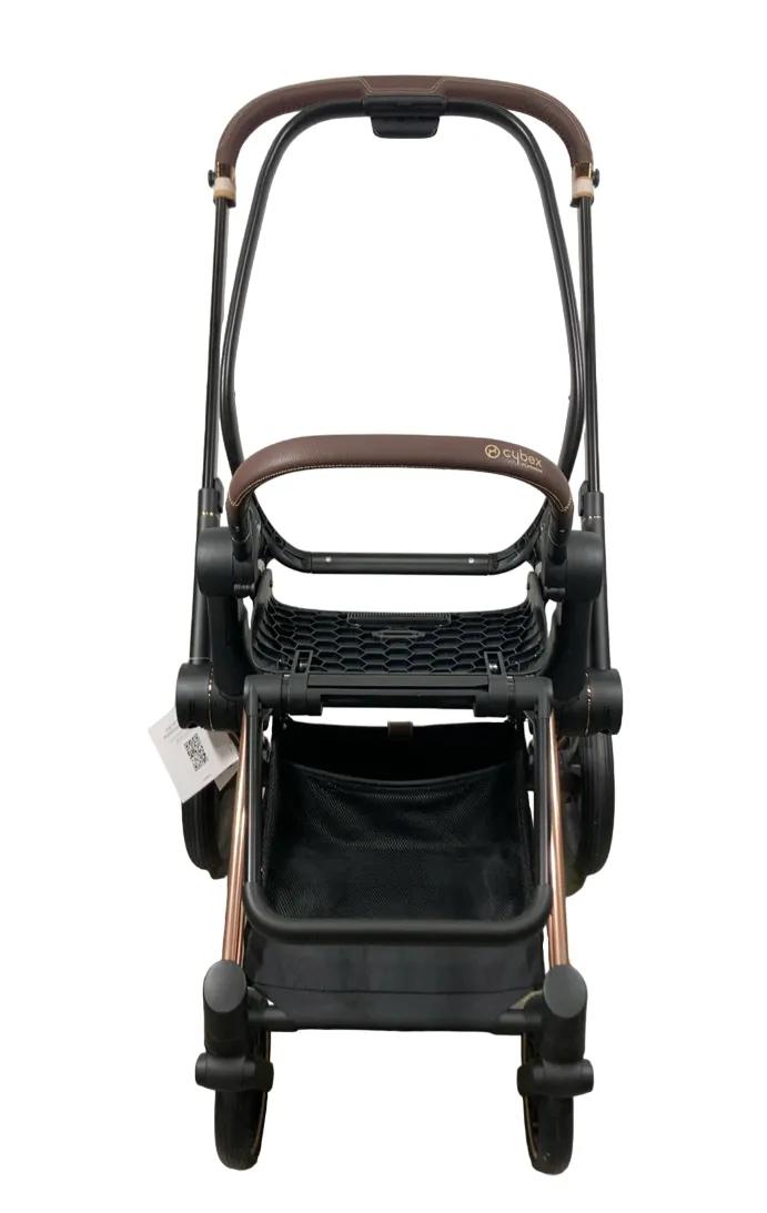 Cybex PRIAM Stroller Frame And Seat, 2019, Rose Gold