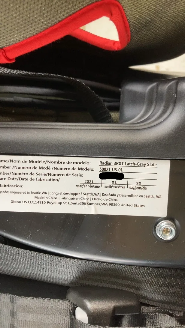Diono Radian 3RXT Convertible Car Seat, 2021, Grey Slate