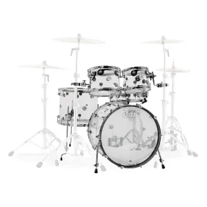 DW Design Series 5-Piece Shell Pack - Clear Acrylic