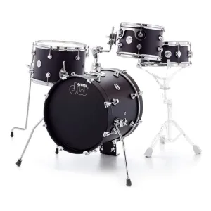 DW Design Series Mini-Pro 4-Piece Shell Pack - Satin Black