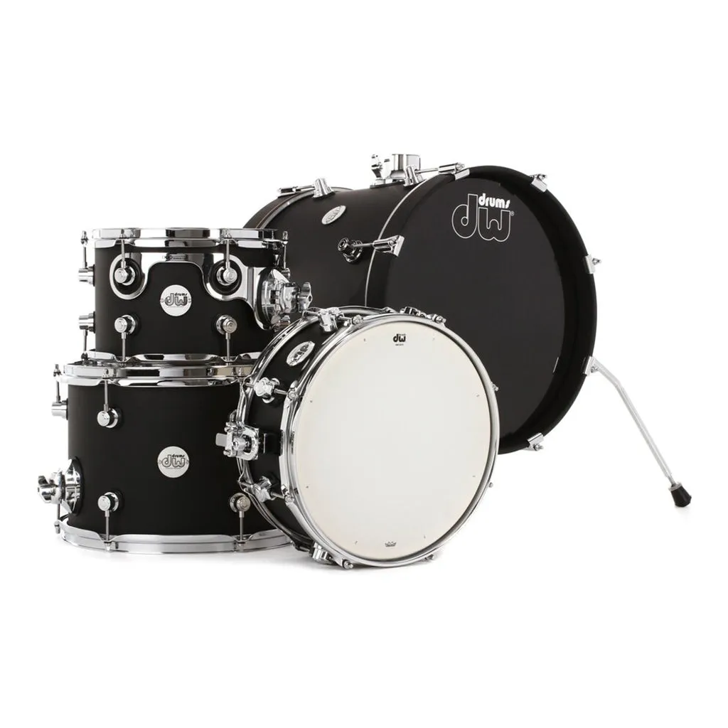 DW Design Series Mini-Pro 4-Piece Shell Pack - Satin Black
