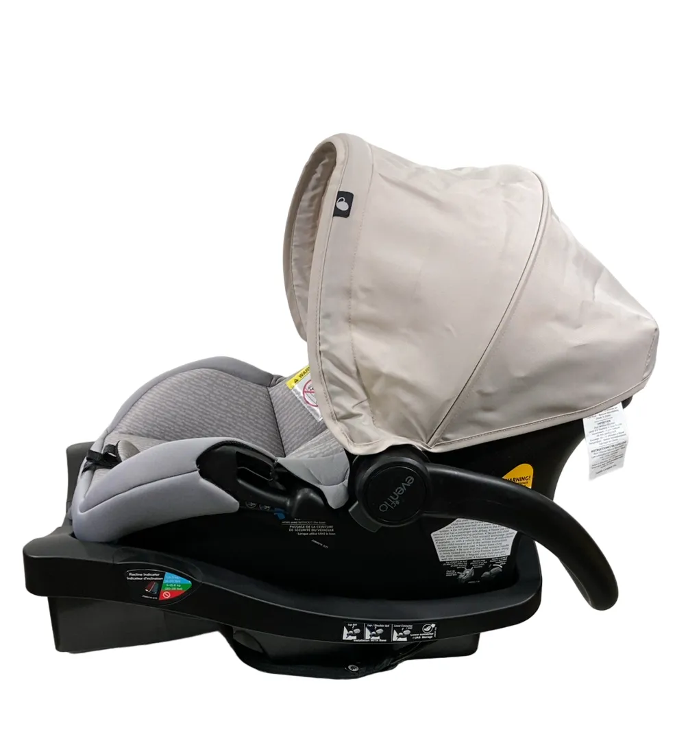 Evenflo LiteMax 35 Infant Car Seat, 2023, River Stone Gray