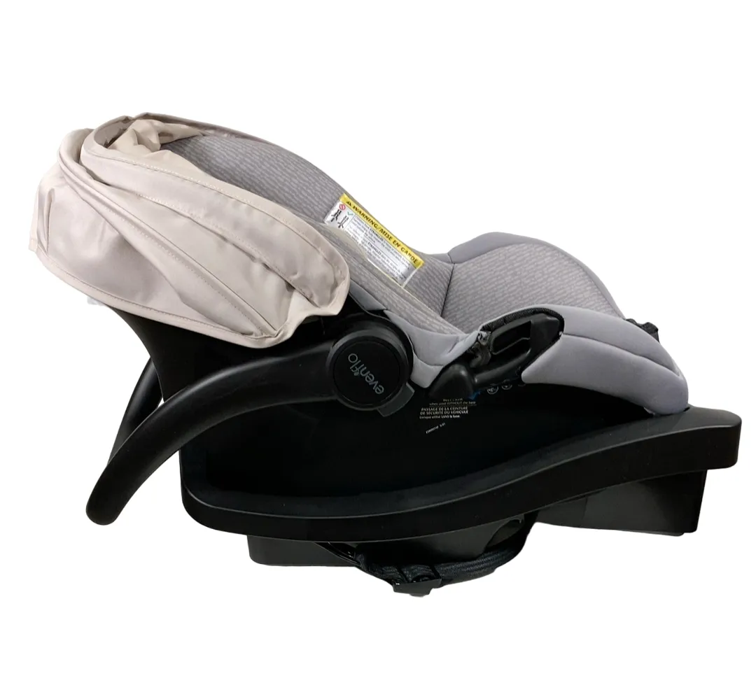 Evenflo LiteMax 35 Infant Car Seat, 2023, River Stone Gray