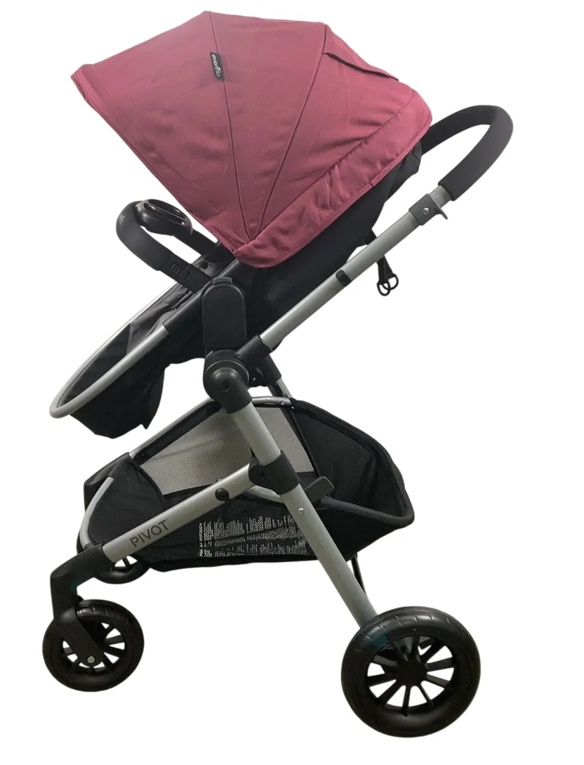 Evenflo Pivot Modular Stroller, Dusty Rose, 2024