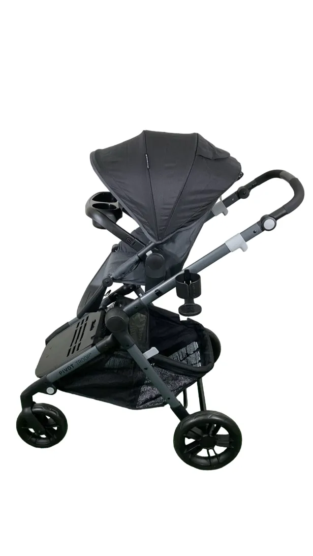 Evenflo Pivot Troop Companion Double Companion Modular Travel System, 2023, Rhodesboro Black