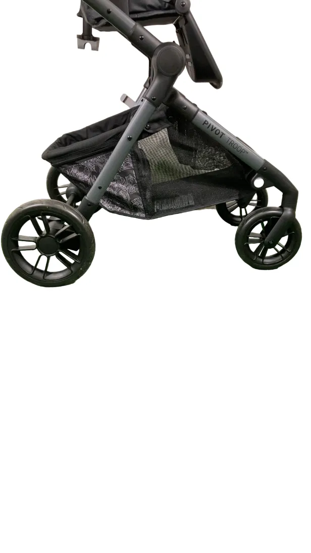 Evenflo Pivot Troop Companion Double Companion Modular Travel System, 2023, Rhodesboro Black