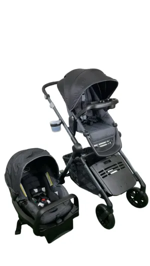 Evenflo Pivot Troop Companion Double Companion Modular Travel System, 2023, Rhodesboro Black