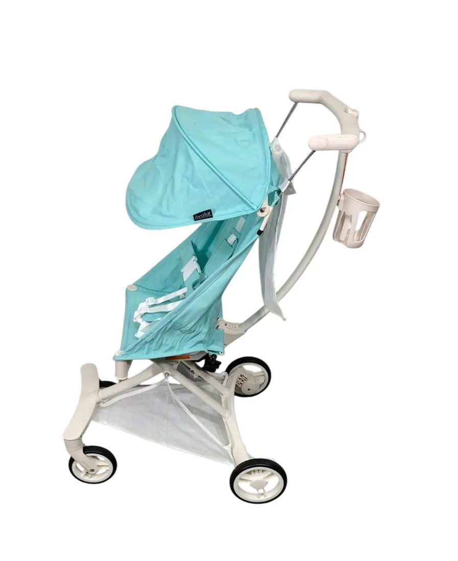 Evolur Roamer Ultra Light Stroller, 2024, White Blue