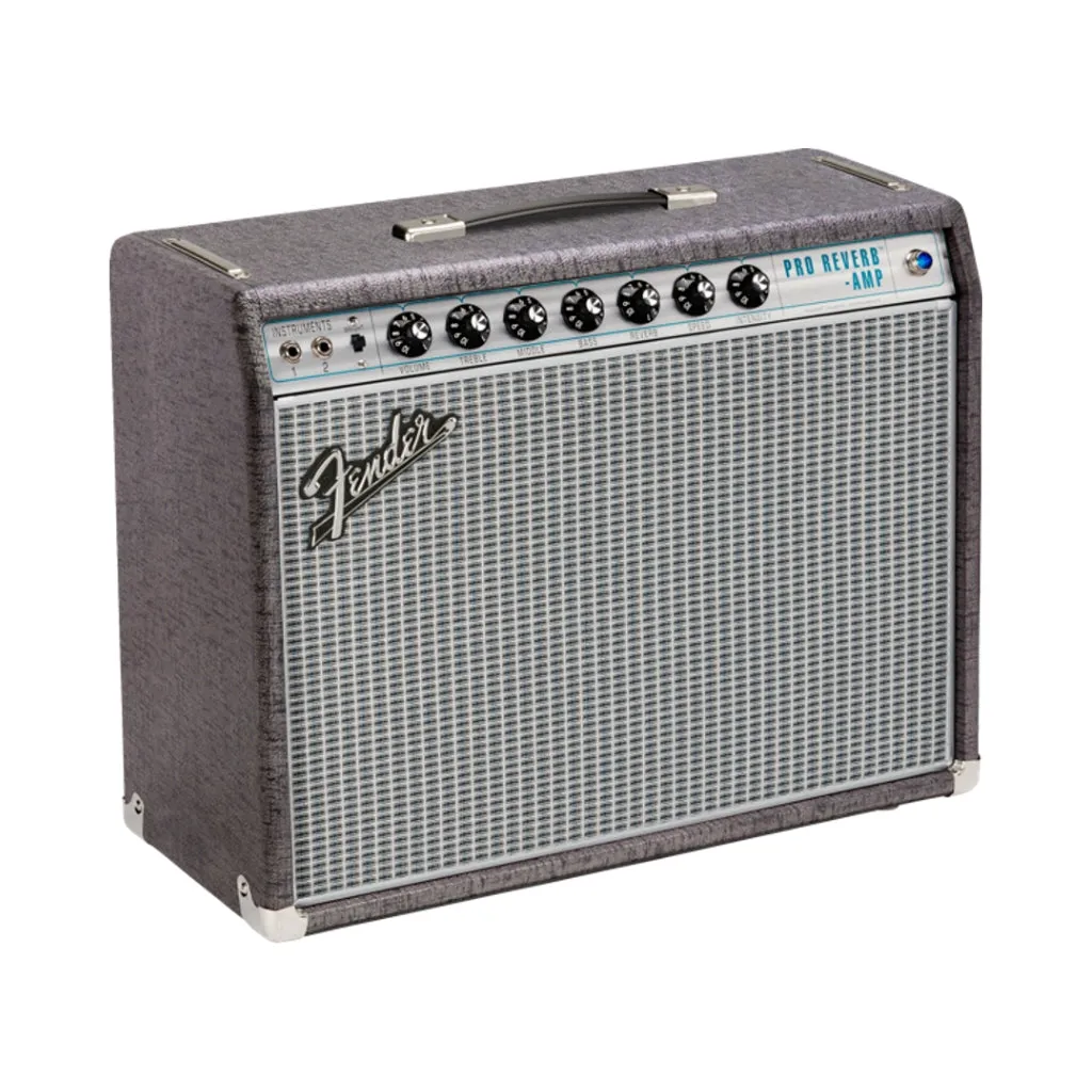 Fender '68 Custom Pro Reverb 1x12-inch Tube Combo Amp - Pewter/Silver