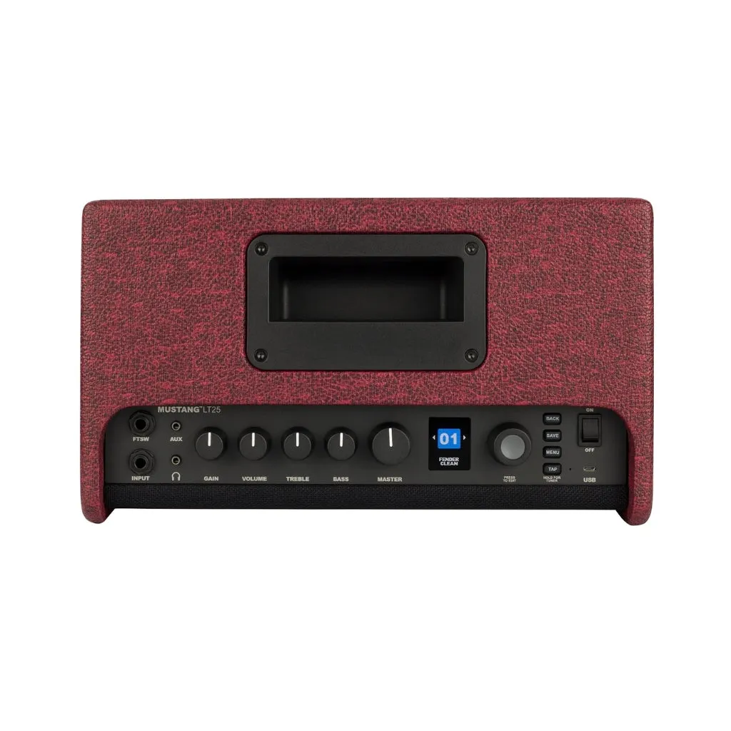 Fender Mustang LT 25 1 x 8-inch 25-watt Combo Amp - Wine Red