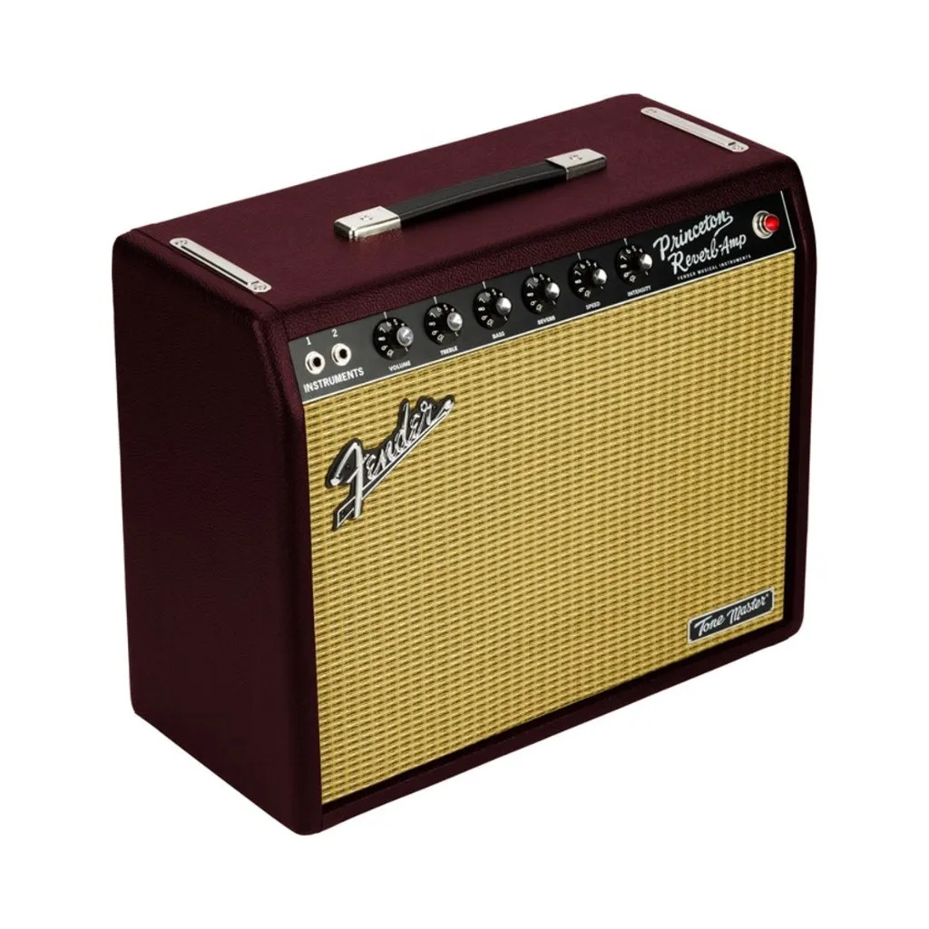 Fender Tone Master Princeton Reverb 1x10-inch Combo Amplifier - Bordeaux/Wheat