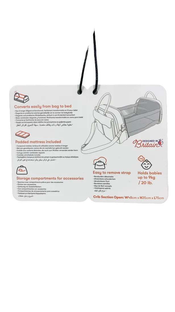 Gladly Family Anthem Pod Diaper Bag, Whisper Gray