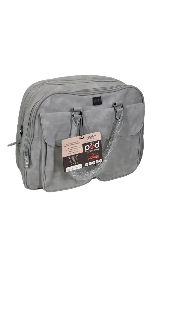 Gladly Family Anthem Pod Diaper Bag, Whisper Gray