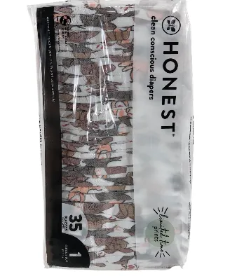 Honest Company Size 1 Diapers 35 Ct, Barnyard Babies