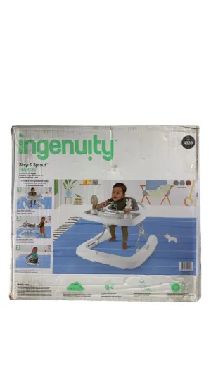 Ingenuity Step & Sprout 3-in-1 Foldable Activity Walker