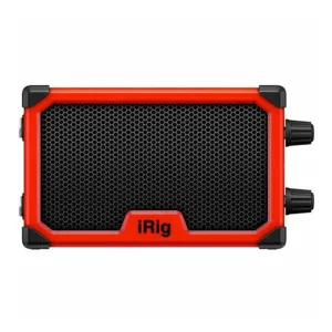 iRig Nano Amp, Red - Portable Micro Amp with integrated iOS Audio Interface
