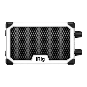 iRig Nano Amp, White - Portable Micro Amp with integrated iOS Audio Interface