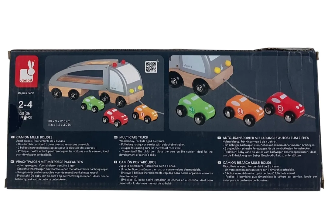 Janod Multi Cars Truck