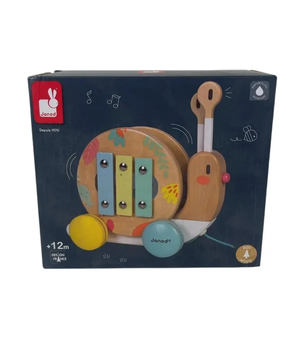 Janod Wooden Pull-Along Snail