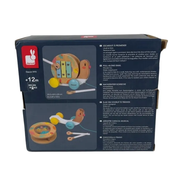Janod Wooden Pull-Along Snail
