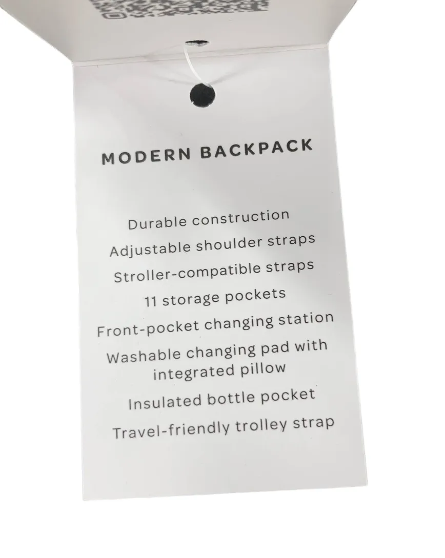 JuJuBe The Modern Diaper Backpack, Black