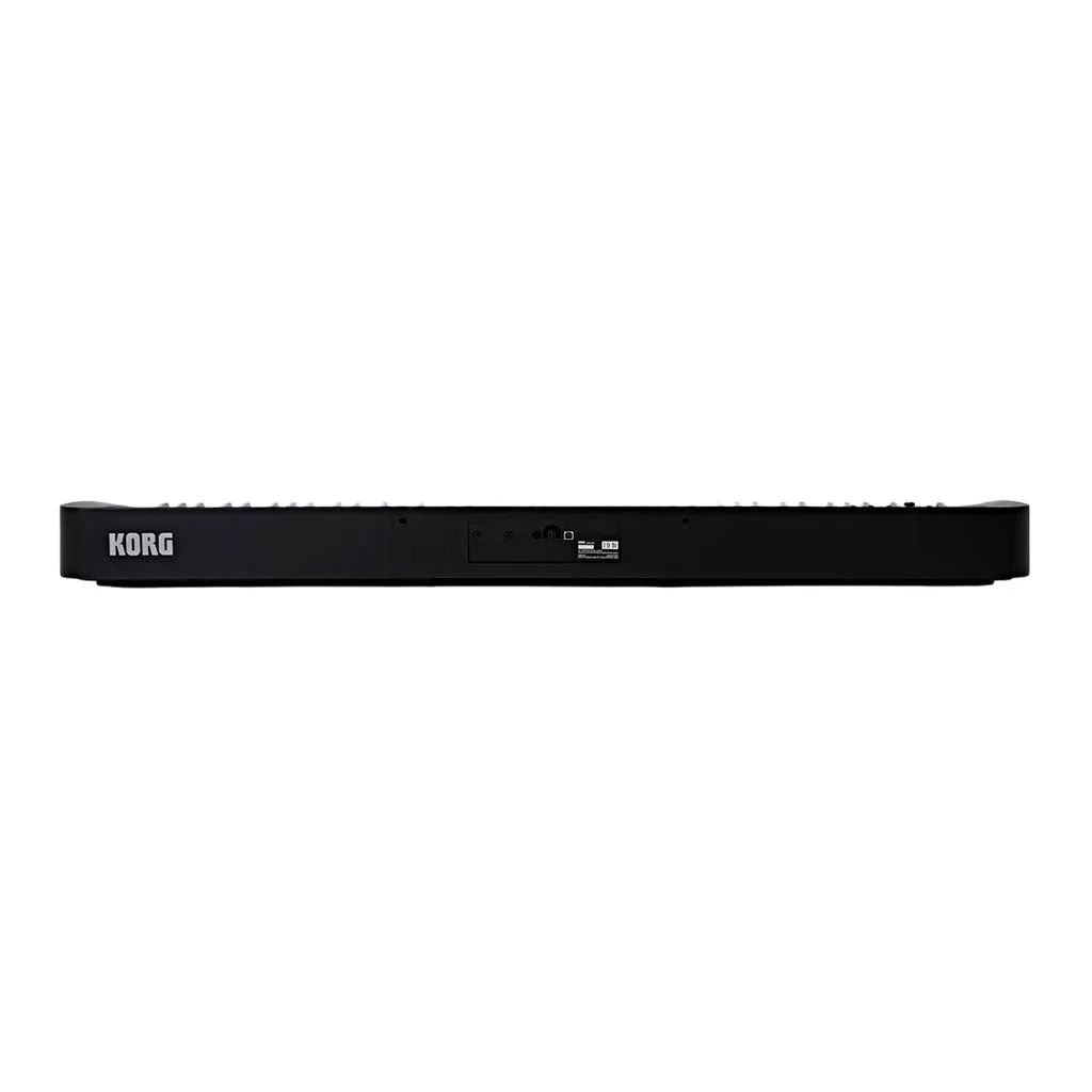 Korg B2 88 Weighted Hammer Action Digital Black With AKG K-72 Headphones