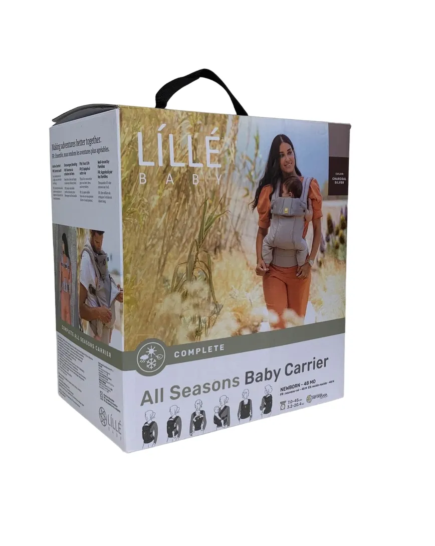 Lillebaby Complete All Seasons Baby Carrier, Charcoal Silver