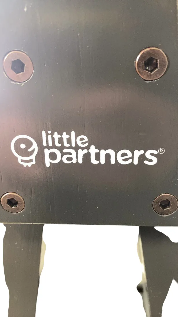 Little Partners Deluxe Learn 'N Play Art Center Easel, Charcoal with Natural
