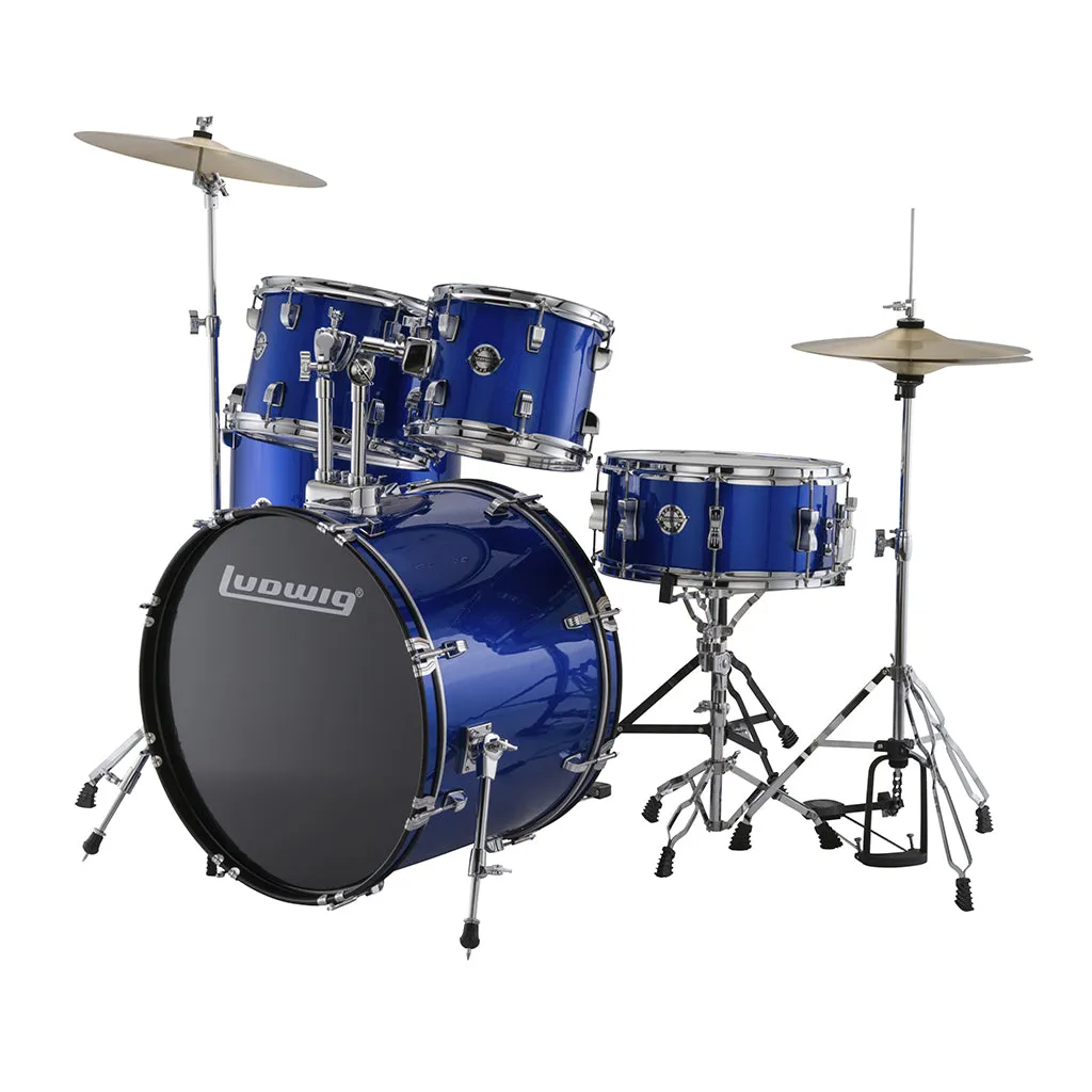 Ludwig Accent Drive Drum Kit Pack - Blue