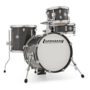 Ludwig Breakbeats 4-Piece Shell Pack  Black Sparkle
