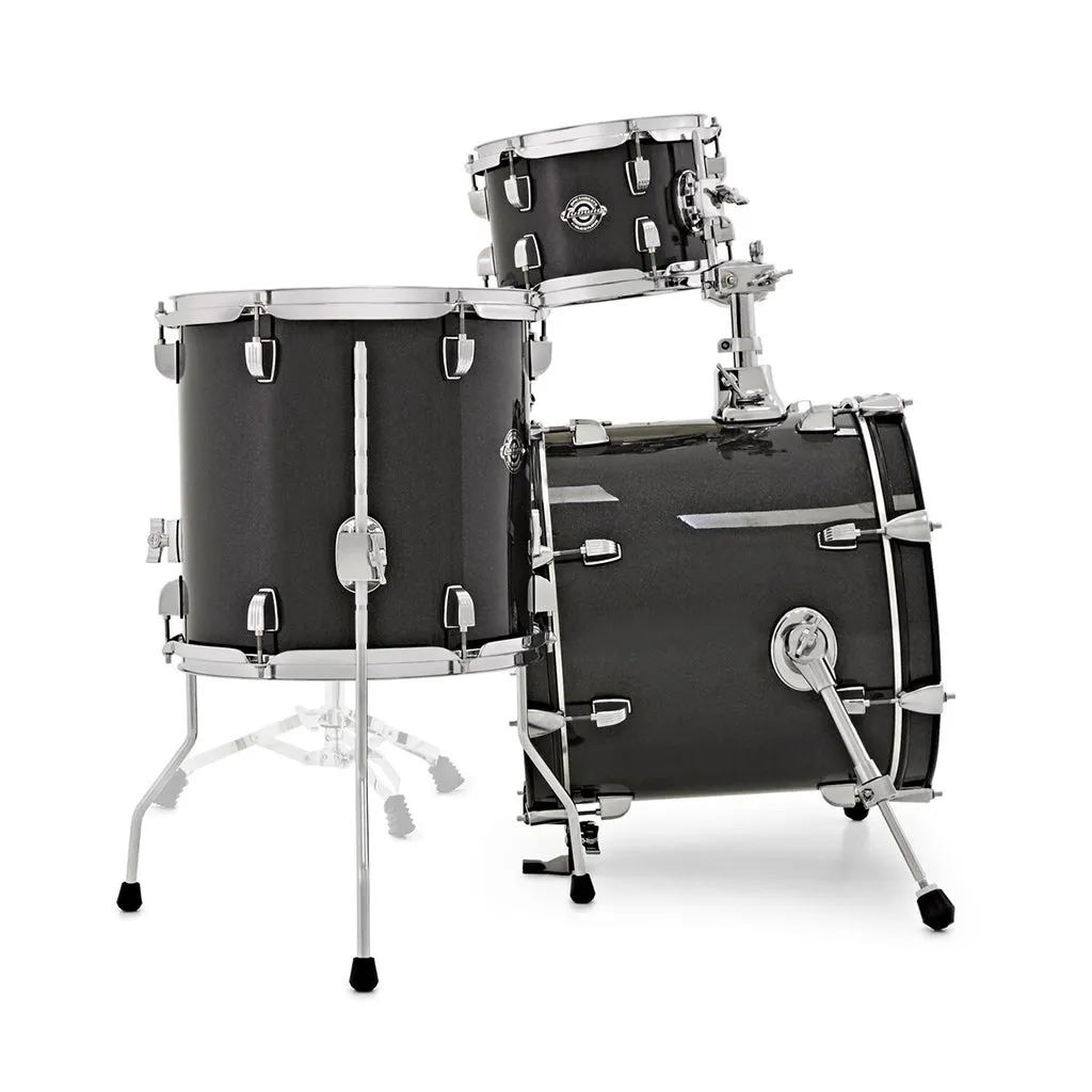 Ludwig Breakbeats 4-Piece Shell Pack  Black Sparkle