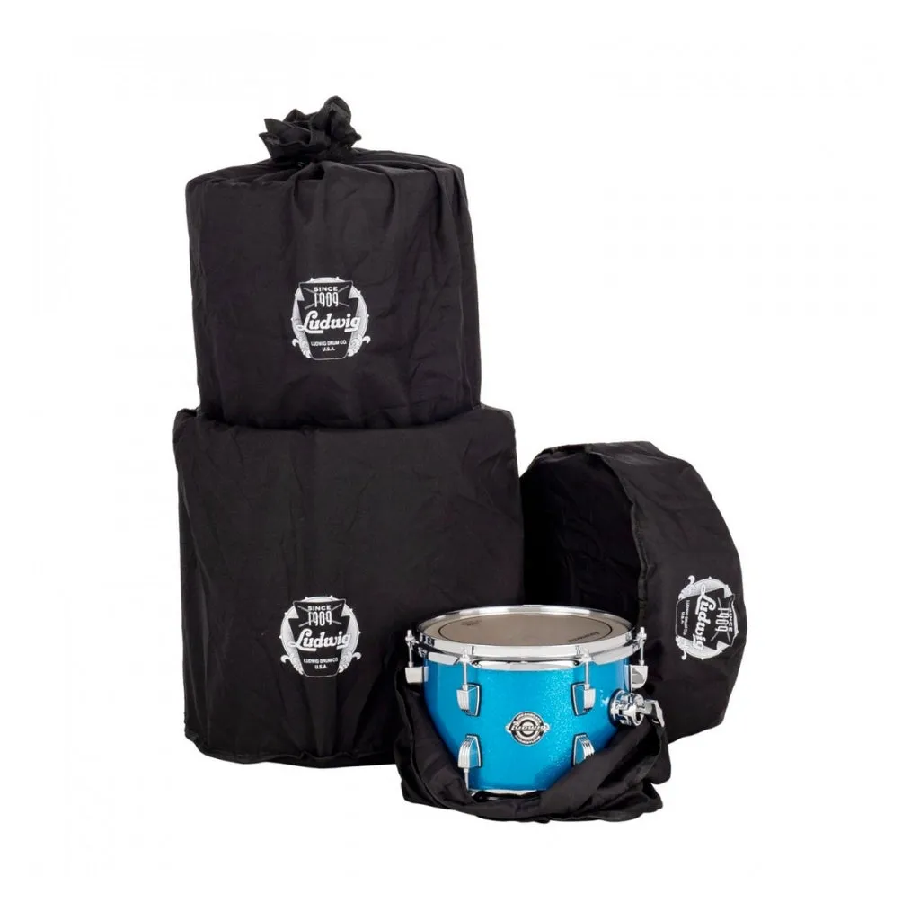Ludwig Breakbeats 4-Piece Shell Pack - Blue Sparkle