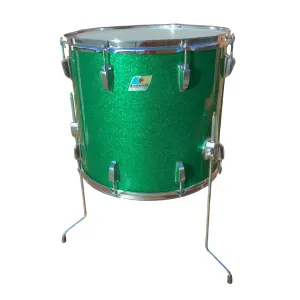 Ludwig Classic Maple 16"x18" Floor Tom - Green Sparkle