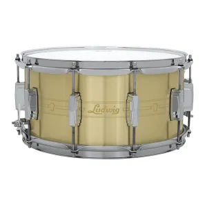 Ludwig Heirloom Brass Snare Drum - 14"x7"