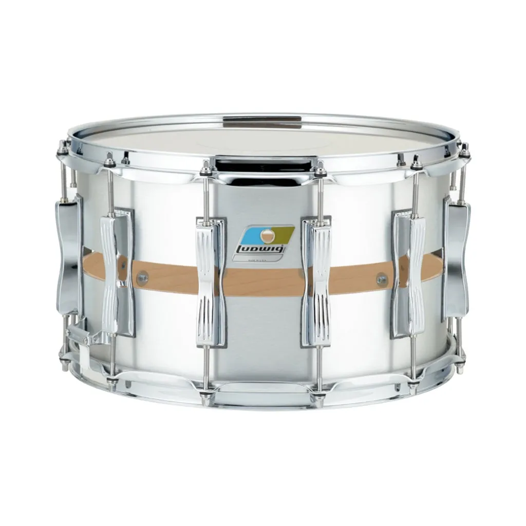 Ludwig Limited Edition Cast Aluminium Slotted Coliseum Snare Drum - 8x14-inch