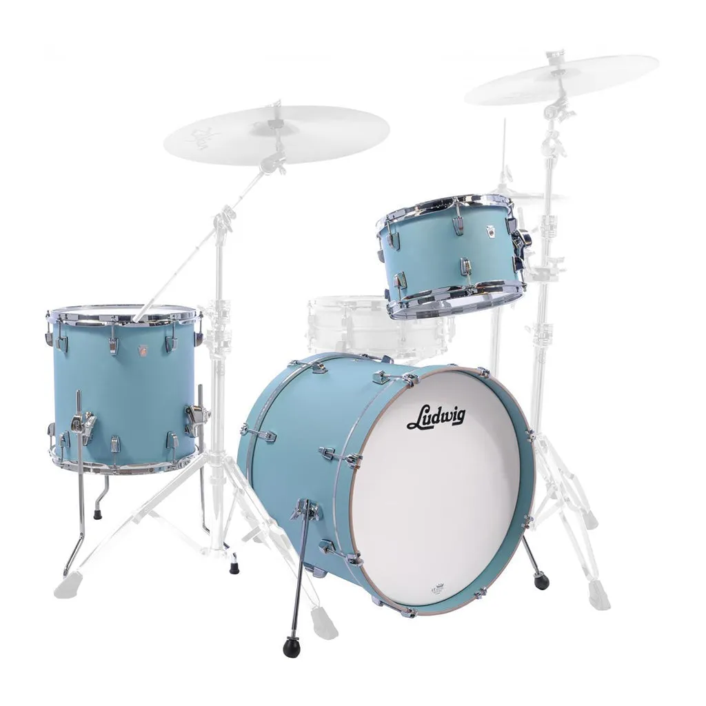 Ludwig Neusonic 22" 3 Piece Shell Pack - Skyline Blue